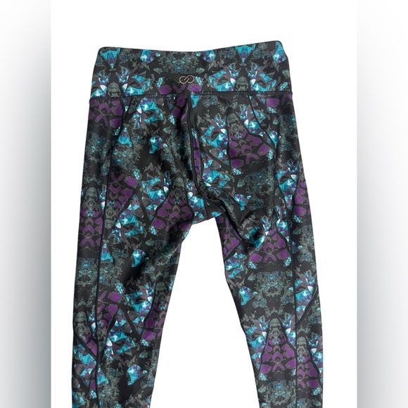 Calia by Carrie Underwood Geometric Patterned Rouched Leggings Sz S - Picture 4 of 8
